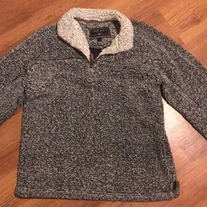 True grit quarter zip charcoal jacket (Large)